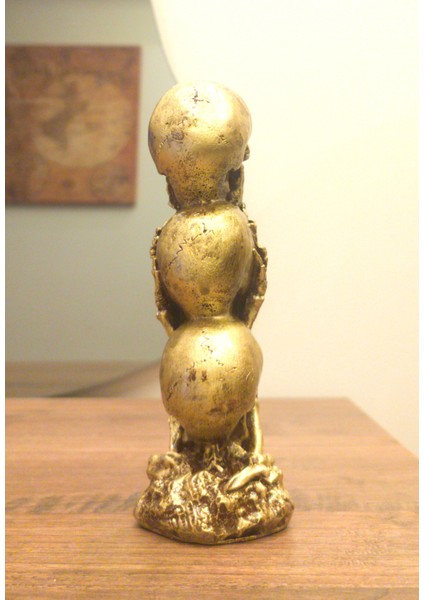 Üçlü Görmedim Duymadım Bilmiyorum Kuru Kafa Biblo Ev Dekor Hediyelik Eşya fiyatları