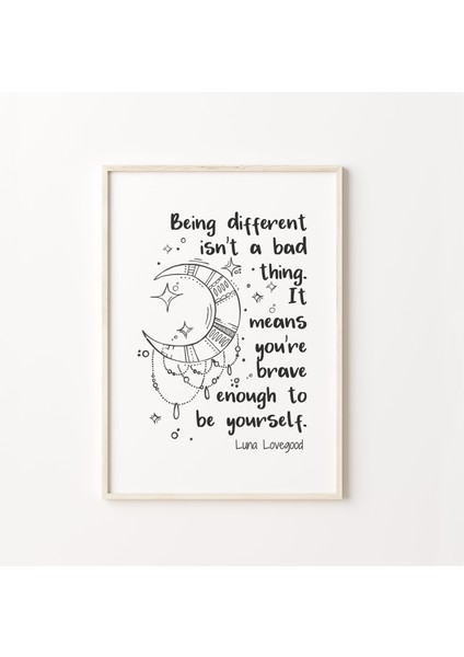Luna Lovegood, Öz Sevgi, Hayat Hakkında Sözler, Ilham Verici Söz, Yurt Odası Duvar Sanatı