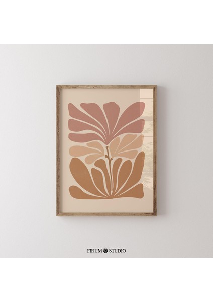 Toprak Duvar Soyut Botanik Duvar Dekoru, Orta Yüzyıl Modern fiyatları