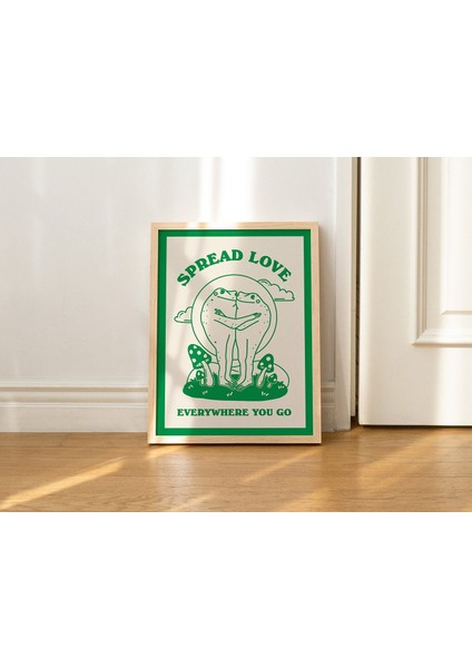 Kurbağa Mantar Duvarı, Olumlama Dekoru, Büyük Sanat, Baskılar