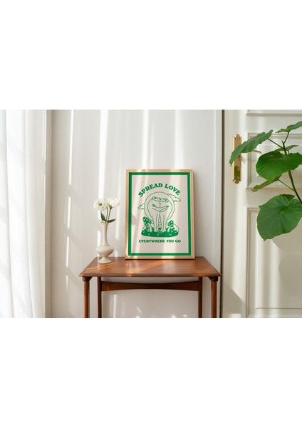 Kurbağa Mantar Duvarı, Olumlama Dekoru, Büyük Sanat, Baskılar fırsatları