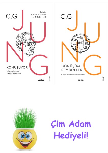 C. G. Jung 2 Kitap Seti + Çim Adam Hediye