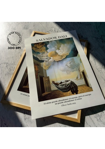 Gerçeküstü Salvador Dali Esintili Sanat, Astral Projeksiyon Duvar Sanatı indirimleri