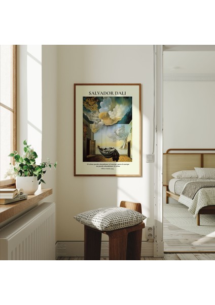 Gerçeküstü Salvador Dali Esintili Sanat, Astral Projeksiyon Duvar Sanatı