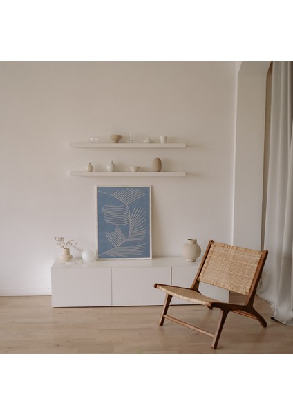 Sanat, Gök Mavisi Soyut Duvar Sanatı, Minimal fiyatları