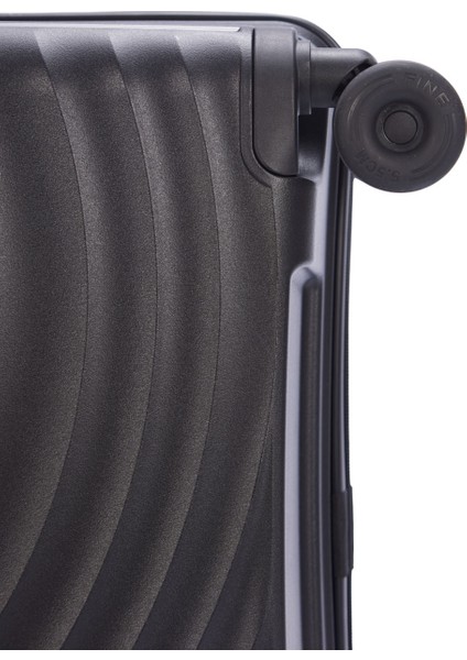 Benetton 2'li Set Büyük ve Kabin Boy %100 Polipropilen Valiz Siyah 14BNT8002