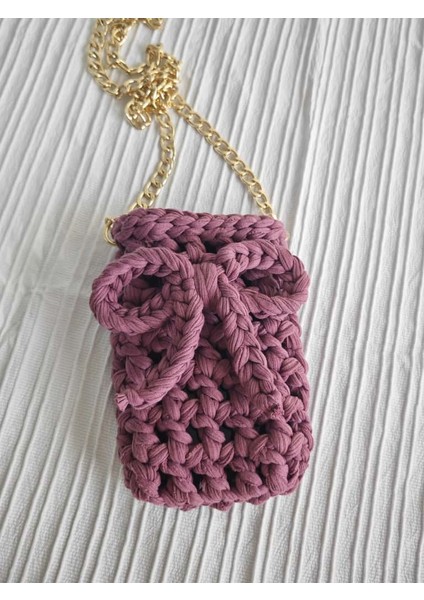 🧶 El Yapımı Penye Ip Telefon Çantası – 12 Renk Seçeneği ile Tarzınızı Yansıtın! modelleri