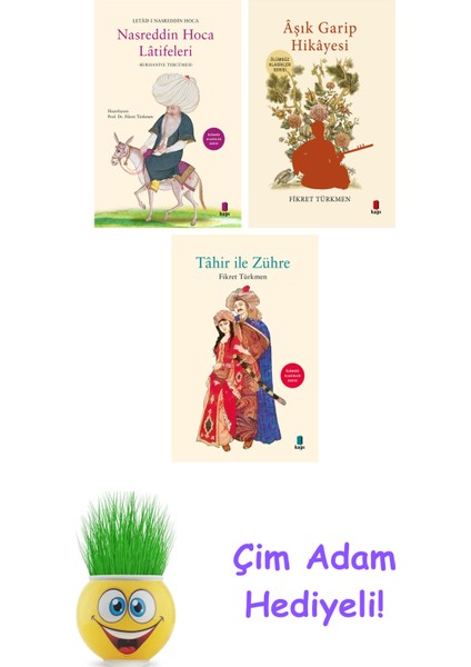 Fikret Türkmen 3 Kitap Seti + Çim Adam Hediye