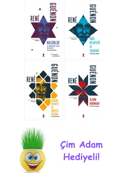 Rene Guenon 4 Kitap Seti + Çim Adam Hediye