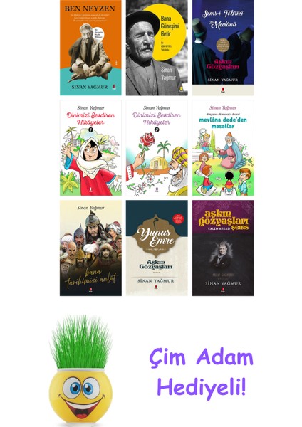 Sinan Yağmur 9 Kitap Seti + Çim Adam Hediye
