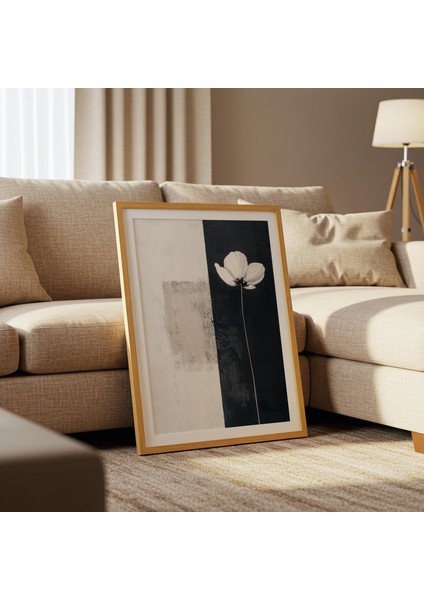 Minimalist Botanik Soyut Oturma Odası Duvar Sanatı, Nötr Modern Duvar Sanatı fiyatları