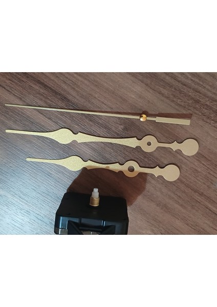 Saat Makinesi, Akar Sessiz Duvar Saati Mekanizması, 3D Saatlere Uyumlu 14 mm Şaft, Akrep-Yelkovan-Saniye-(Askılı) indirimleri