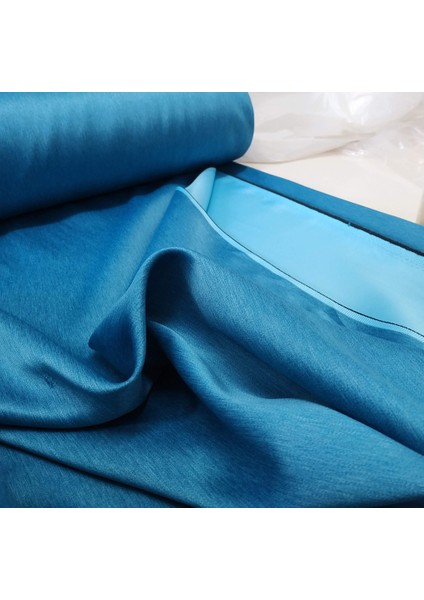 Turkuaz - Blackout Fon Perde - Pilesiz Düz Dikim - TURK1616