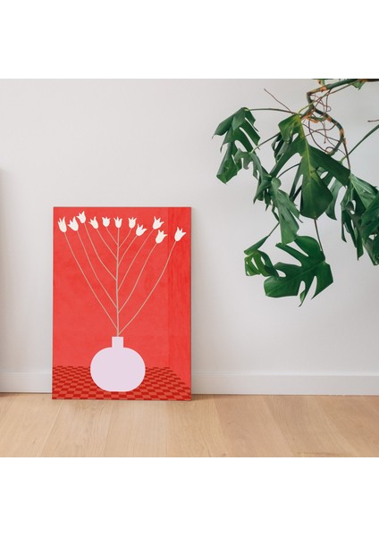 Vazoda Çiçek Sanatı: Iskandinav Modern Iç Mekanlar Için. Bohem/eklektik Duvar Dekoru fiyatları