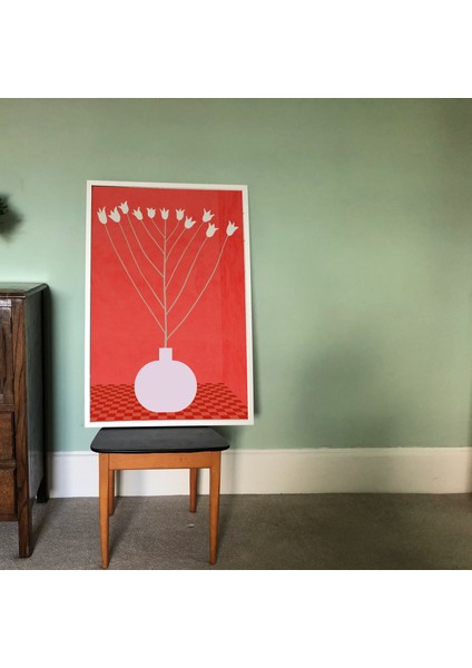 Vazoda Çiçek Sanatı: Iskandinav Modern Iç Mekanlar Için. Bohem/eklektik Duvar Dekoru fırsatları