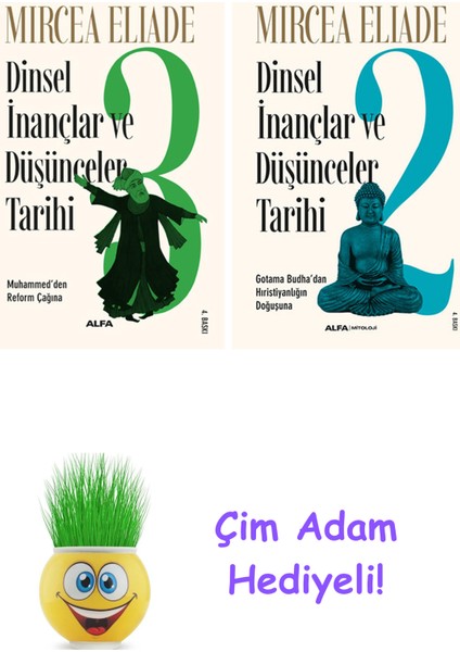 Mircea Eliade 2 Kitap Seti + Çim Adam Hediye
