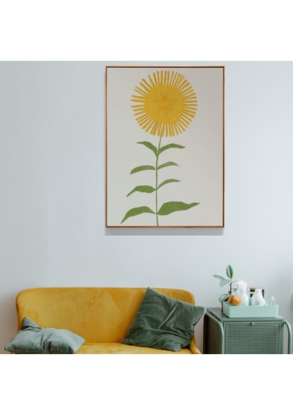 Sarı Ayçiçekleri: Illüstrasyon. Çiçekli Oda Dekoru fırsatları