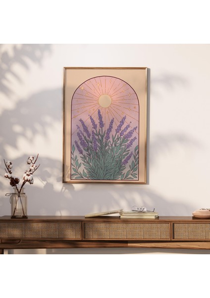 Lavanta Halk Sanatı: Cottagecore Botanik Duvar Sanatı ( & ) modelleri