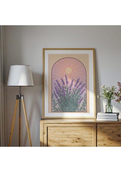 Lavanta Halk Sanatı: Cottagecore Botanik Duvar Sanatı ( & ) fırsatları