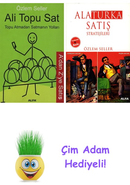 Özlem Seller 2 Kitap Seti + Çim Adam Hediye
