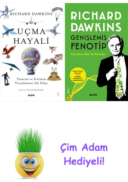 Richard Dawkins 2 Kitap Seti + Çim Adam Hediye