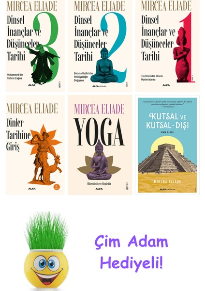 Mircea Eliade 6 Kitap Seti + Çim Adam Hediye