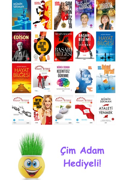 Mümin Sekman 20 Kitap Seti + Çim Adam Hediye