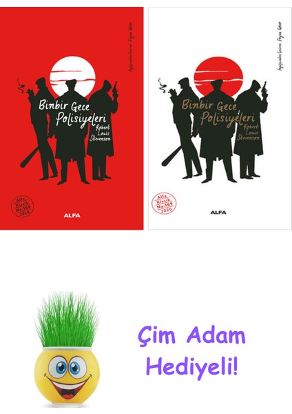 Robert Louis Stevenson 2 Kitap Seti + Çim Adam Hediye