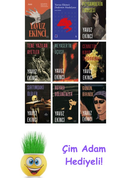 Yavuz Ekinci 9 Kitap Seti + Çim Adam Hediye