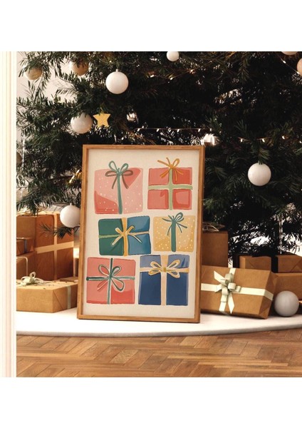 Soluk Renkler Retro Noel, Eklektik Mekanlar Için Nostaljik Şenlik Dekoru | Bohem Tatil |