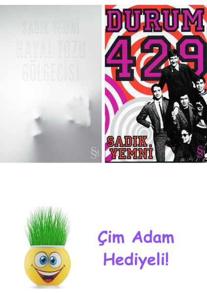 Sadık Yemni 2 Kitap Seti + Çim Adam Hediye