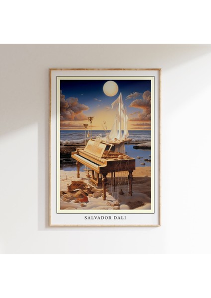 Salvador Dali Gerçeküstü Piyano Posteri fiyatları