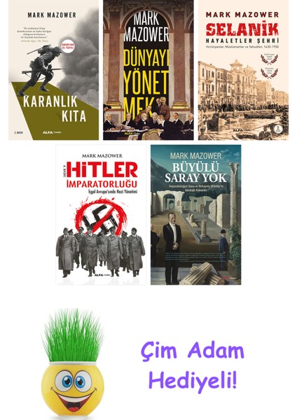 Mark Mazower 5 Kitap Seti + Çim Adam Hediye