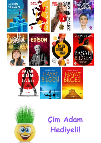 Mümin Sekman 11 Kitap Seti + Çim Adam Hediye