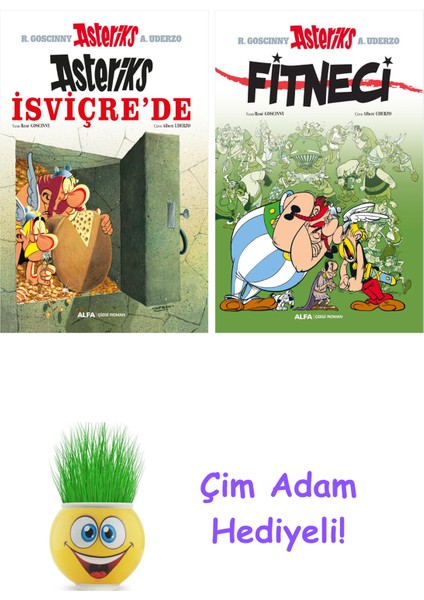 Rene Goscinny 2 Kitap Seti + Çim Adam Hediye
