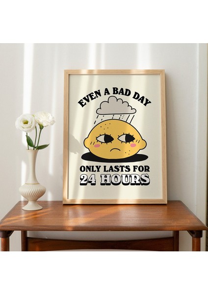 Retro Limon Duvar Baskıları, Trend Poster, 70'ler Vintage indirimleri