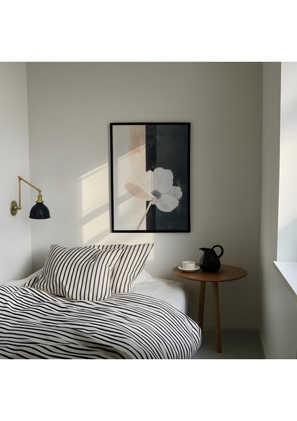 Soyut Çiçekli Duvar Sanatı: Nötr Botanik ( )