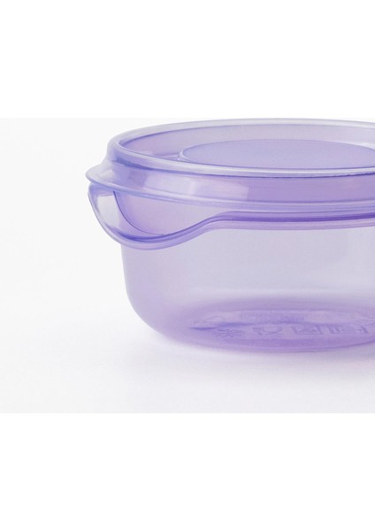 Pruta Plastik Saklama Kabı Seti Lila 70 ml 3 Parça modelleri