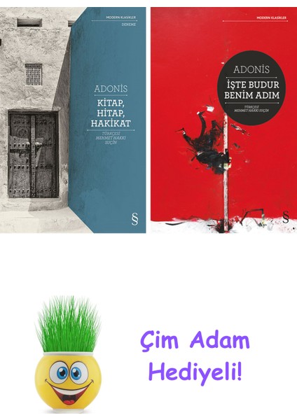 Adonis 2 Kitap Seti + Çim Adam Hediye