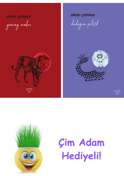 Okan Yılmaz 2 Kitap Seti + Çim Adam Hediye