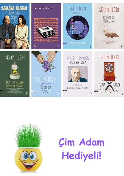 Selim Ileri 8 Kitap Seti + Çim Adam Hediye