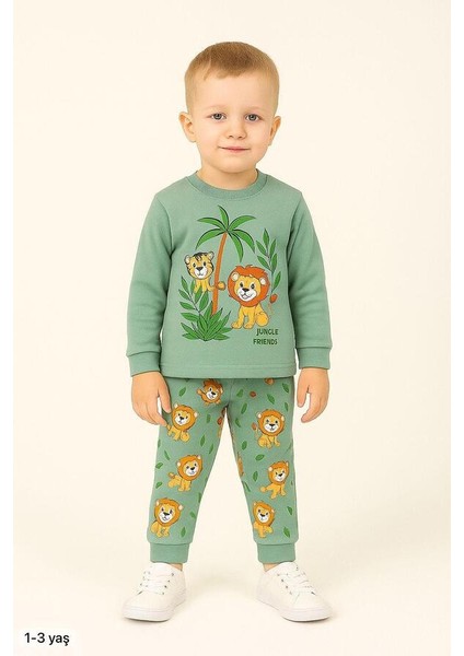 Yeşil Aslan 1-3 Yaş Çocuk Alt Üst Takım
