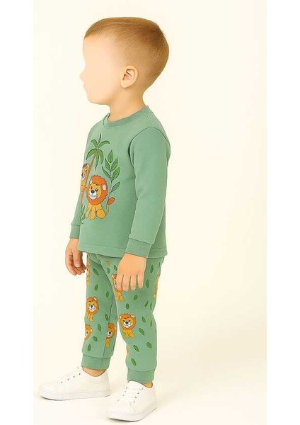 Yeşil Aslan 1-3 Yaş Çocuk Alt Üst Takım fiyatları