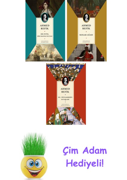 Ahmed Refik 3 Kitap Seti + Çim Adam Hediye