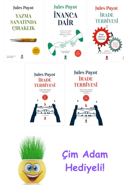 Jules Payot 5 Kitap Seti + Çim Adam Hediye