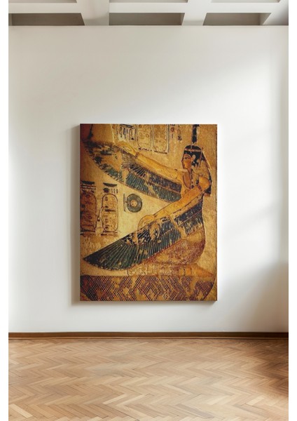 Isis'in Kanatları - Kanvas Tablo - Antik Mısır Mitoloji Duvar Dekoru