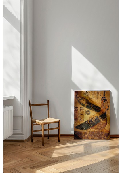 Isis'in Kanatları - Kanvas Tablo - Antik Mısır Mitoloji Duvar Dekoru fırsatları