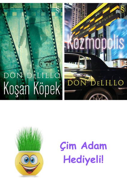 Don Delillo 2 Kitap Seti + Çim Adam Hediye
