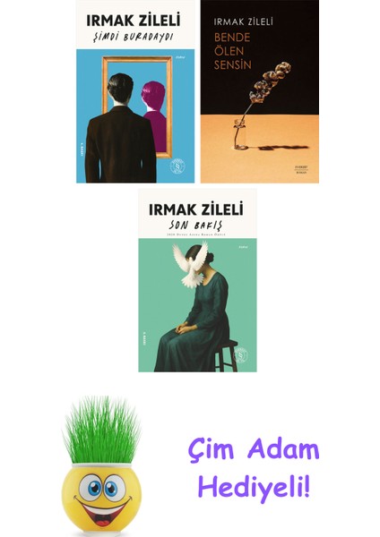 Irmak Zileli 3 Kitap Seti + Çim Adam Hediye
