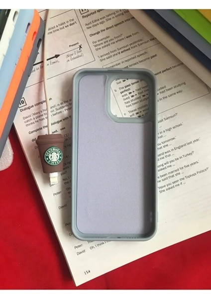 Iphone 13 Pro Logolu Içi Kadife Lansman Kılıf